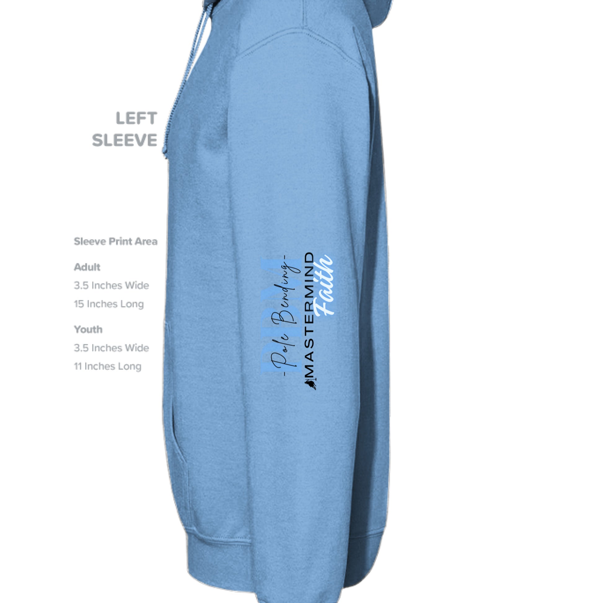 CAROLINA BLUE - SLEEVE_LEFT