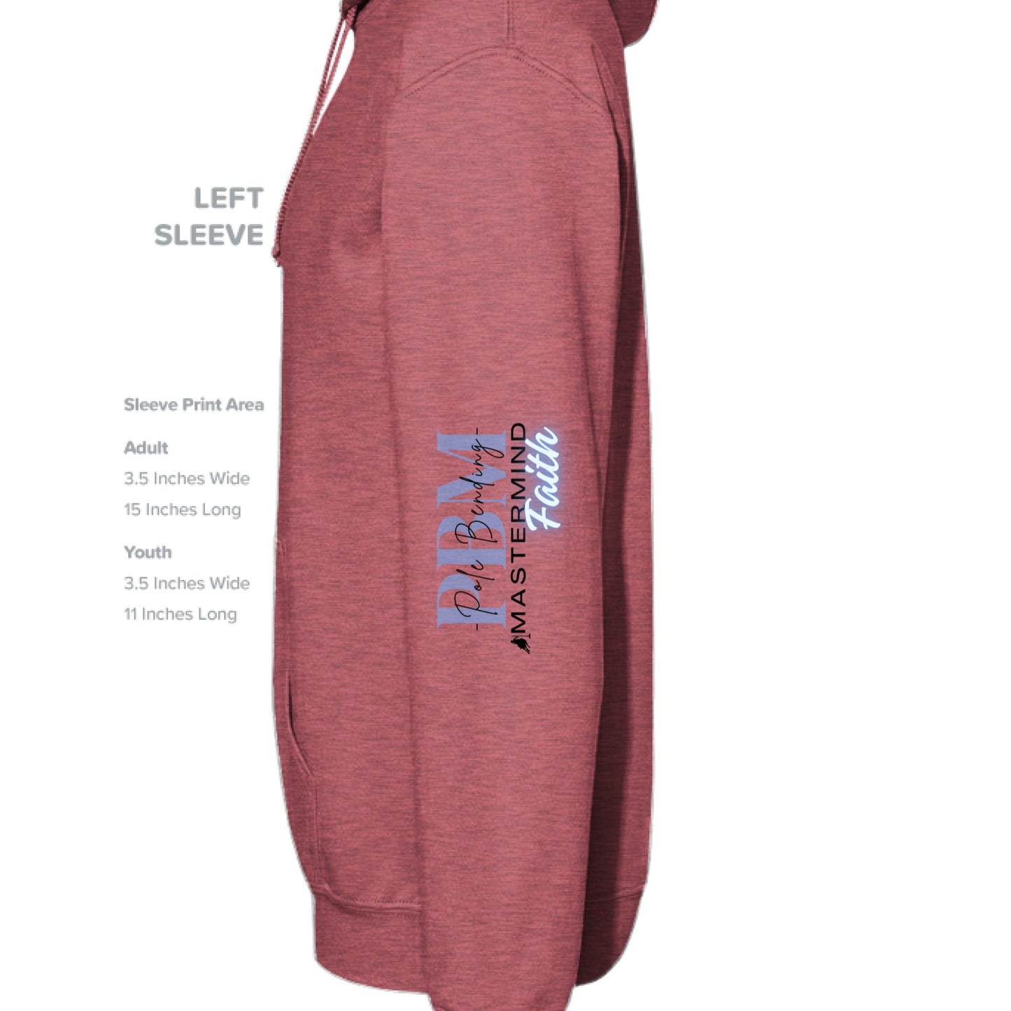Heather Sport Scarlet Red - SLEEVE_LEFT
