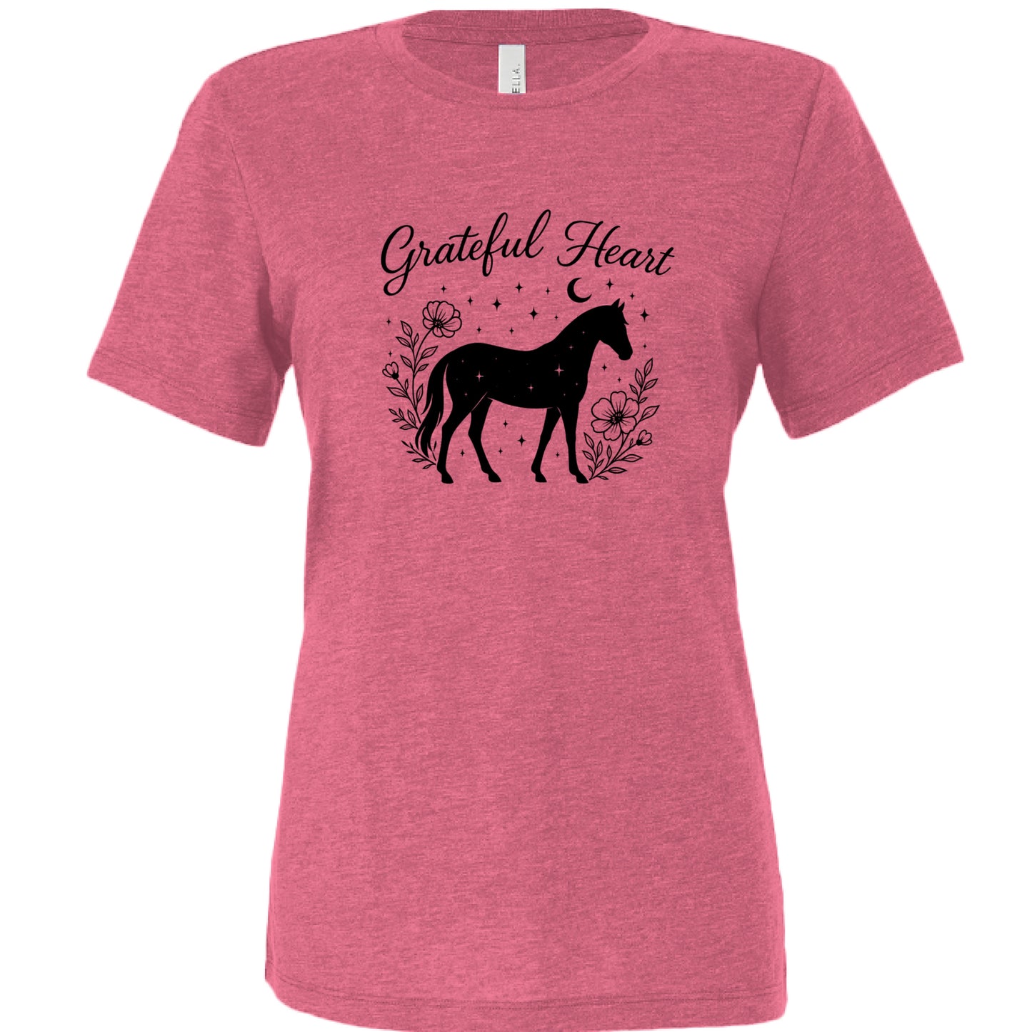 Char Pink Triblend - FRONT